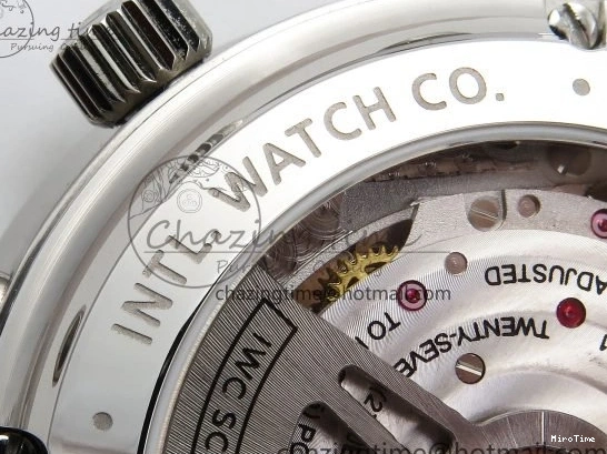 MIROTIME 1228 Portuguese Chrono IW3716 Z+F 1:1 Best Edition White Dial on Gray Rubber Strap A WrinkleFree 7014